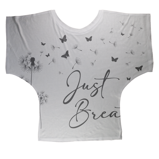 Just Breathe Sublimation Batwing Top