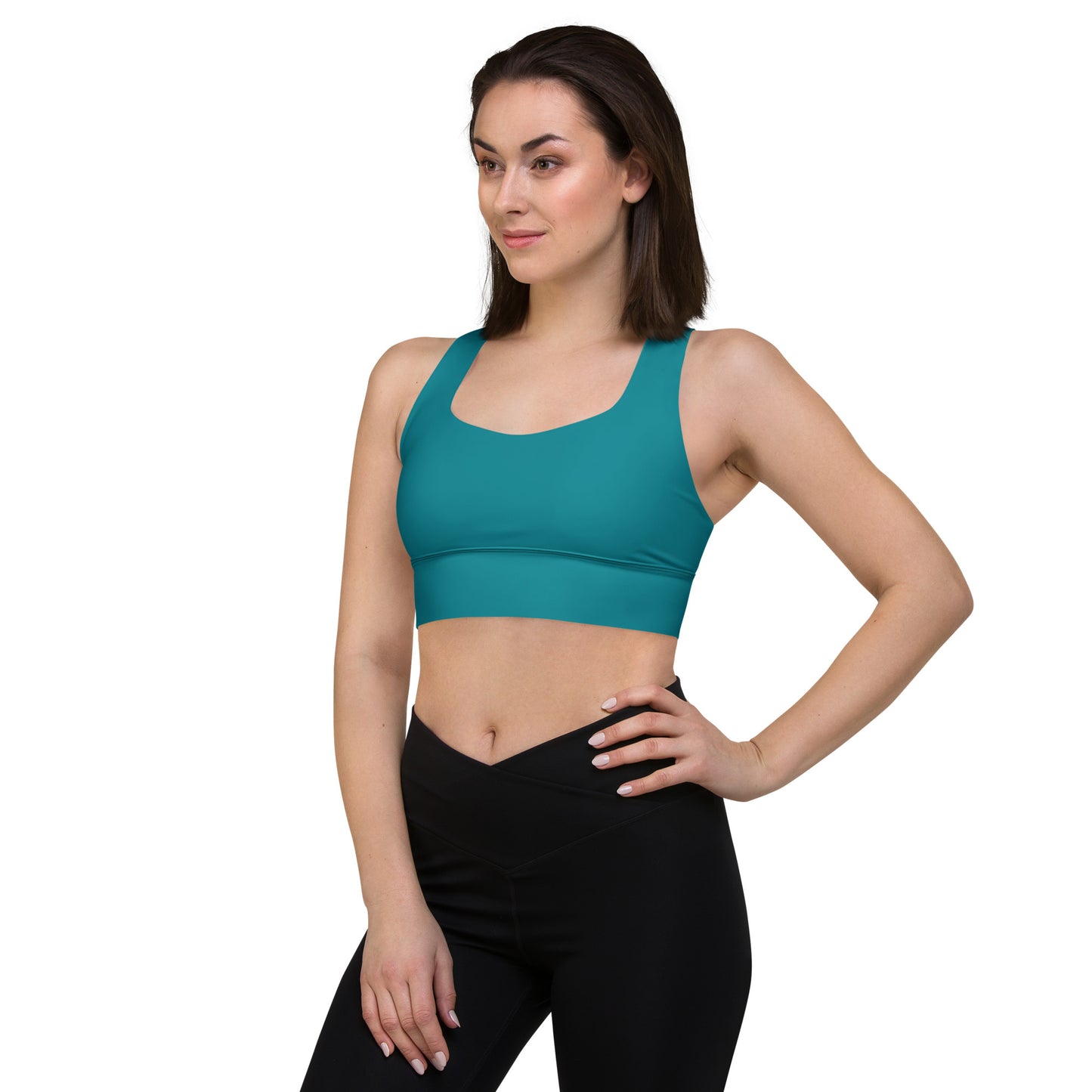 Longline Activewear Sports Bra