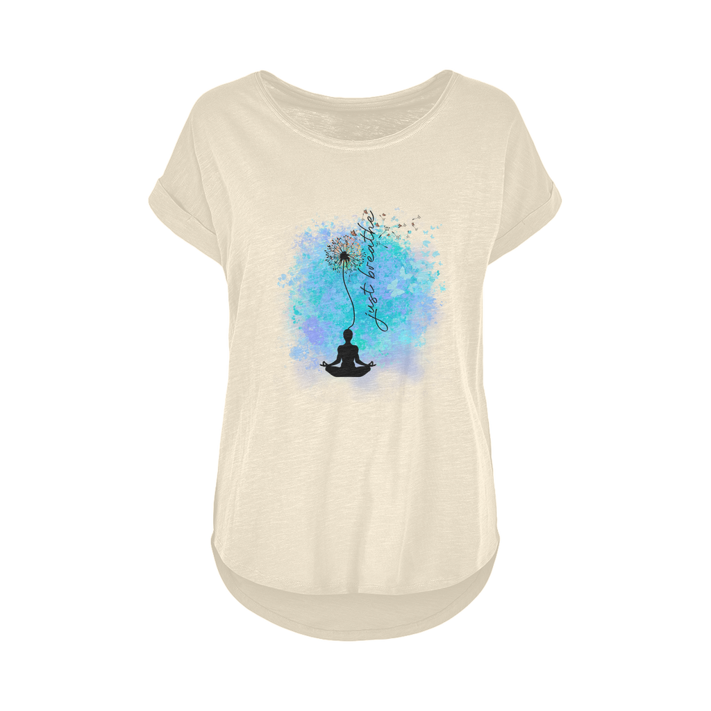 Just Breathe - Dandelion Women's Long Slub T-Shirt XS-5XL