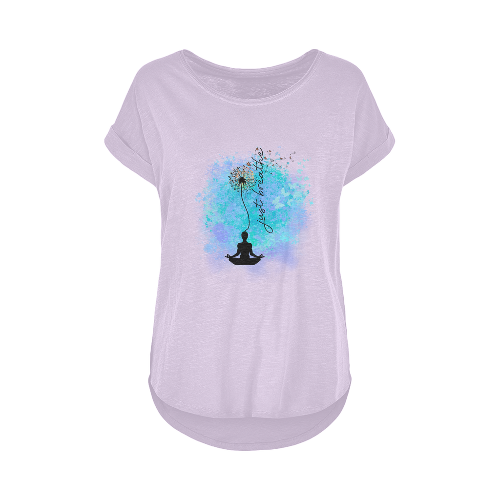 Just Breathe - Dandelion Women's Long Slub T-Shirt XS-5XL