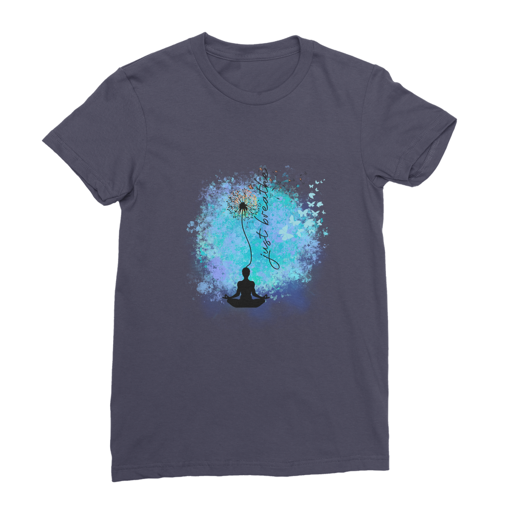 Just Breathe - Dandelion Premium Jersey Women's T-Shirt