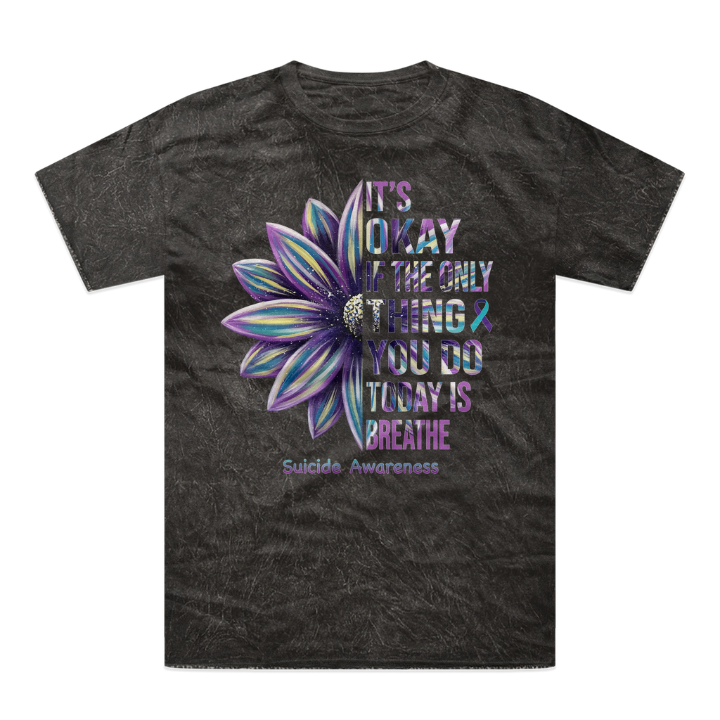 Today Just Breathe Tie-Dye T-Shirt