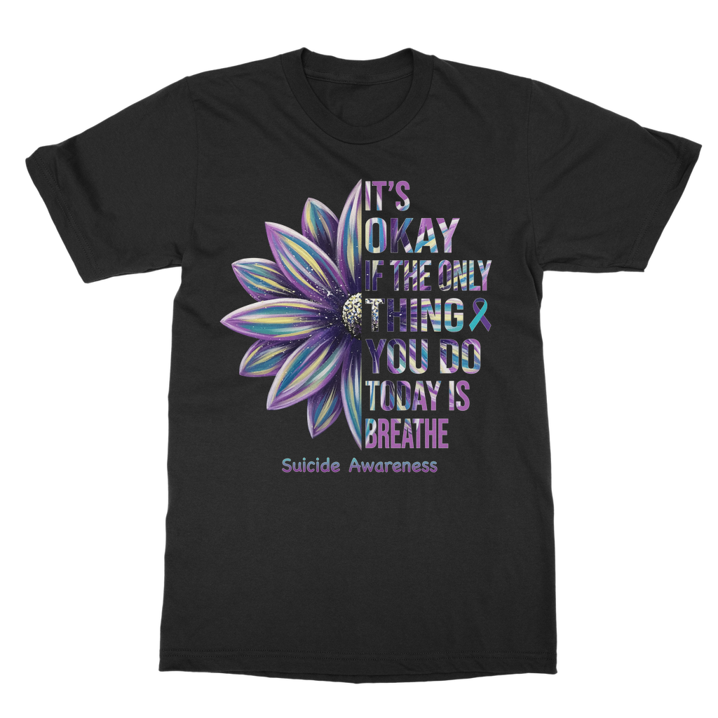 Today Just Breathe Classic Adult T-Shirt