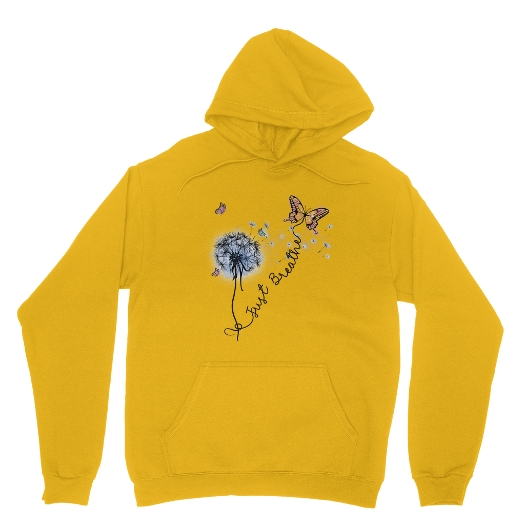 Just Breathe Butterfly Classic Adult Hoodie