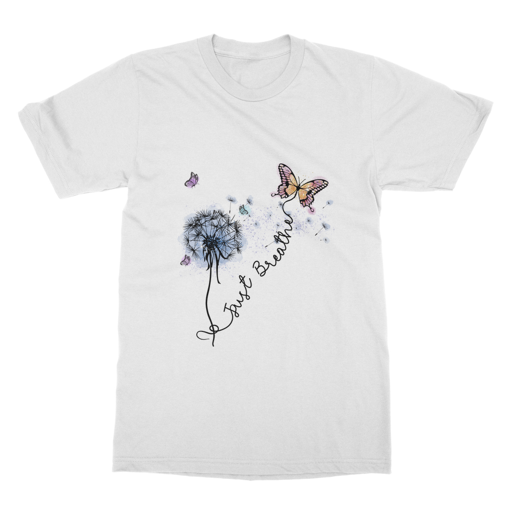 Just Breathe Butterfly T-Shirt Dress