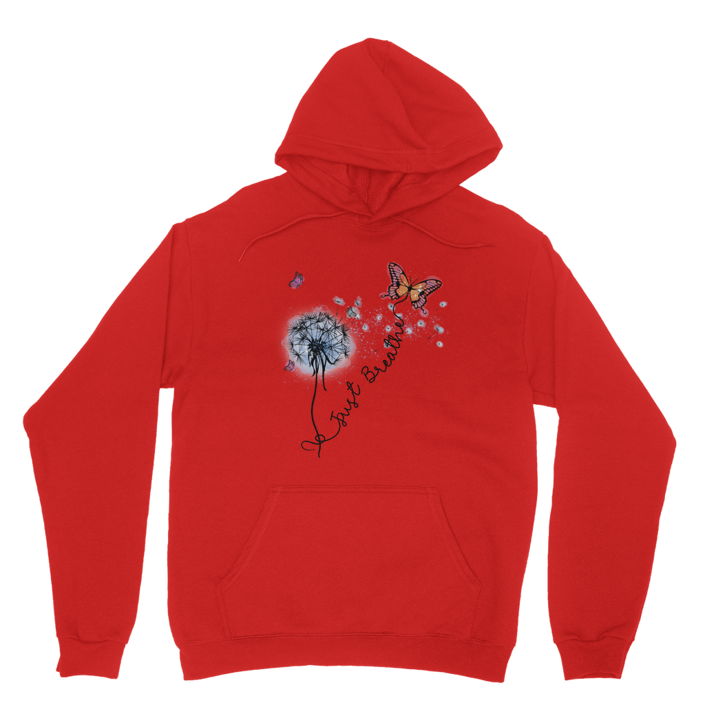 Just Breathe Butterfly Classic Adult Hoodie