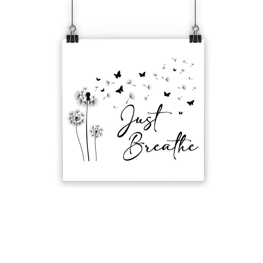 Just Breathe Classic Poster