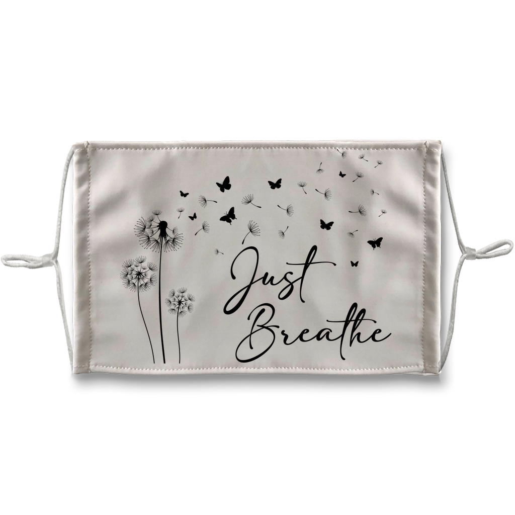 Just Breathe Sublimation Face Mask + 10 Replacement Filters