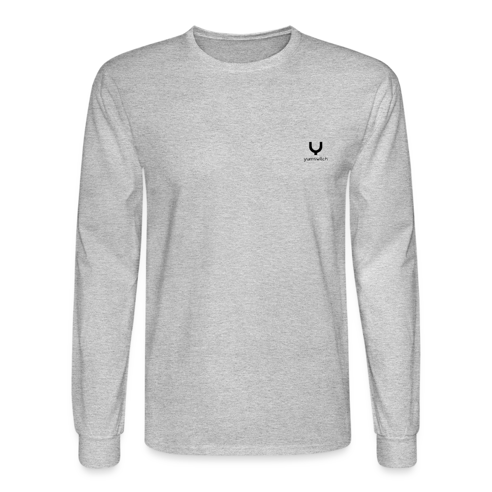 Men's Long Sleeve T-Shirt - heather gray