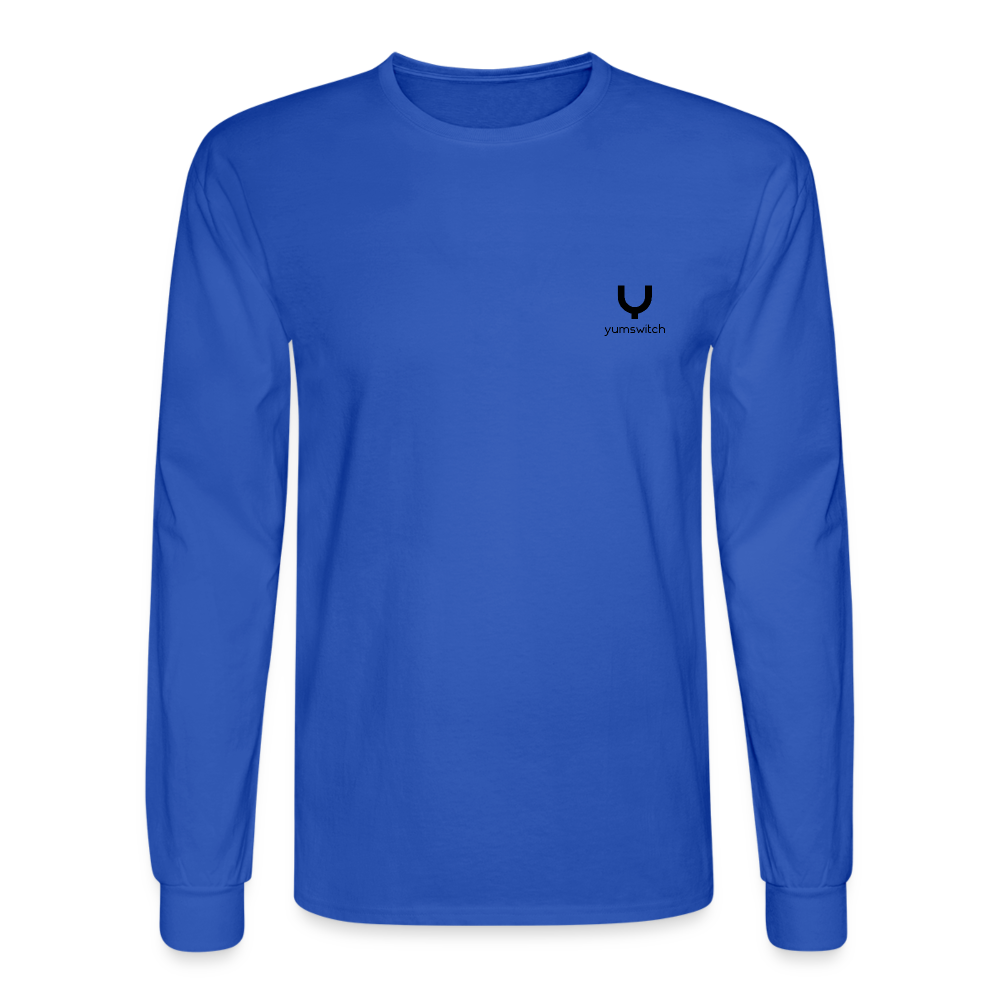 Men's Long Sleeve T-Shirt - royal blue